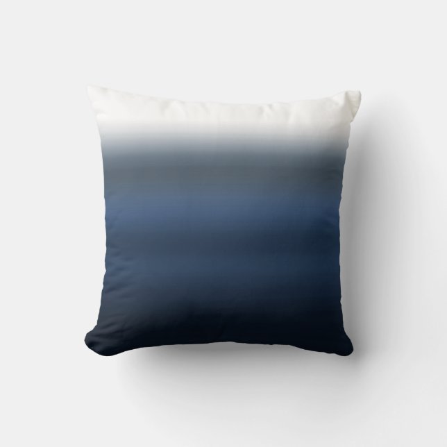 Coussin Décor de gris d'Ombre teint par immersion (Recto)