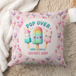 Coussin Décor de la chambre de la fille POP sur le dessus 