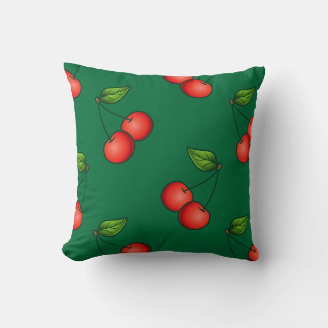 Coussin Décor de la maison de cerise (Recto)