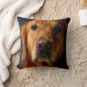 Coussin Décor de maison de carreau de chien de golden (Couverture)