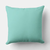 Coussin Décor de mariage amour sarcelle bleu et blanc de l (Verso)