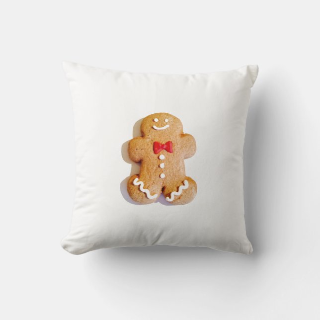 Coussin Décor de Noël de l'homme (Recto)