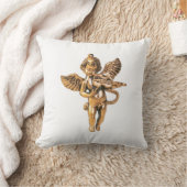 Coussin Décor de Noël Or (Couverture)