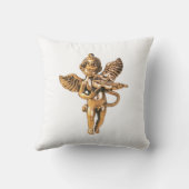 Coussin Décor de Noël Or (Verso)