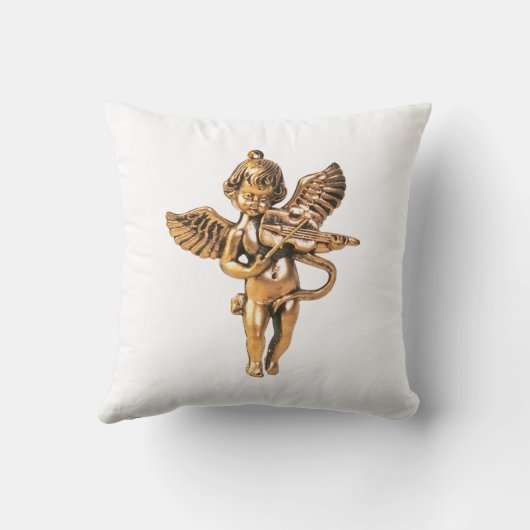 Coussin Décor de Noël Or (Verso)