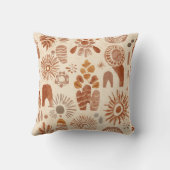 Coussin Décor de nurserie boho | Décoration de maison mode (Verso)