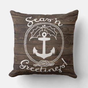 Coussin Décor de vacances Seas 'n Salutations