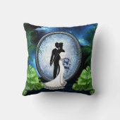 Coussin Décor du Mariage du Portail spatial (Verso)