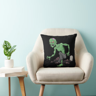Coussin Décor éffrayant de zombi de Halloween