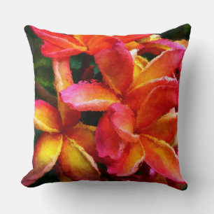 Coussin Décor Fleur 96 Plumeria