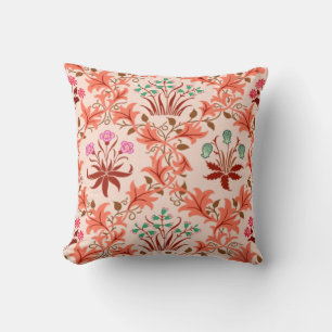 Coussin Décor floral de corail