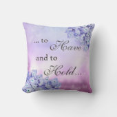 Coussin Décor Maison de charme Bleu Hydrangea (Recto)