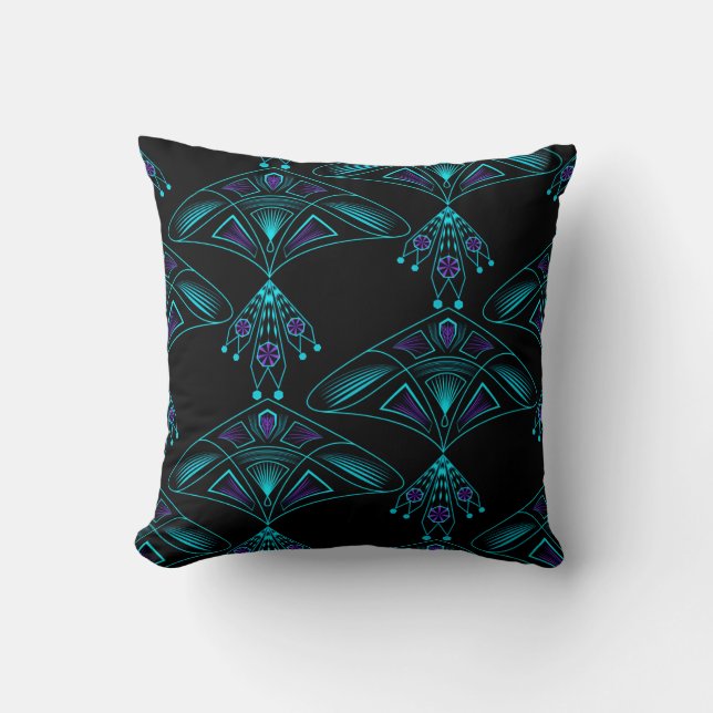 Coussin Décor moderne Abstrait bijoux art déco (Recto)