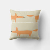 Coussin Décor Moderne Charmant Fox Kids Chambre (Verso)