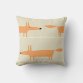 Coussin Décor Moderne Charmant Fox Kids Chambre (Recto)