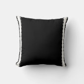 Coussin Décor moderne en rayures noir et blanc (Recto)