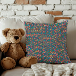 Coussin Décor motif contemporain papillon gris