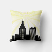 Coussin Décor orienté de chambre à coucher de bande (Verso)