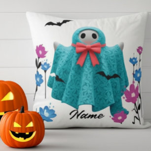 Coussin Décor personnalisé et amusant - Gentil fantôme eff