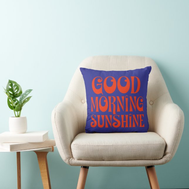Coussin Décor rétro Good Morning Sunshine (Chaise)