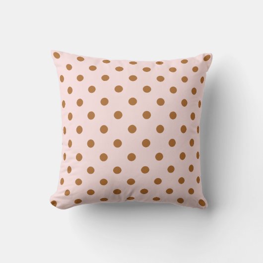 Coussin Décor simple à points roses (Recto)