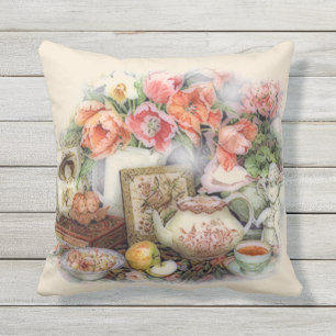 Coussin Décor victorien antique vintage élégant de piè