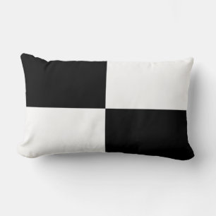 Coussin décorateur Carré noir et blanc