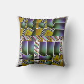 Coussin Décorateur Géométrique Multi Couleurs (Verso)