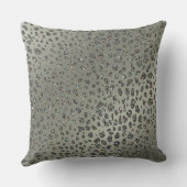 Coussin Décoratif à Imprimé Léopard Inspirant (Verso)
