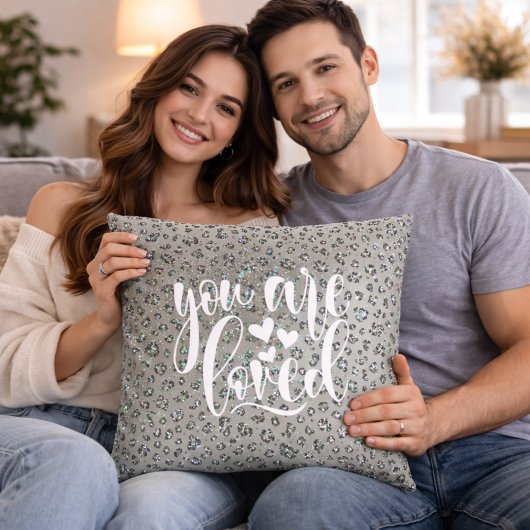 Coussin Décoratif à Imprimé Léopard Inspirant