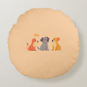 Coussin décoratif à motif animal coloré