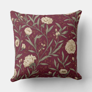 Coussin décoratif à motif floral