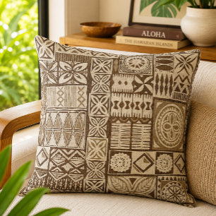 coussin décoratif à motif hawaïen