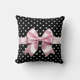 Coussin décoratif à pois Coquette