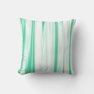 Coussin décoratif à tourbillon vert