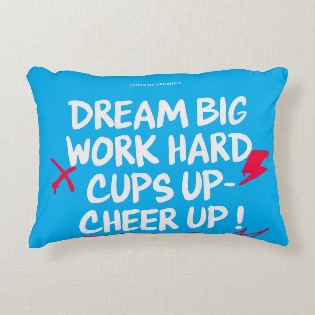 COUSSIN DÉCORATIF ACCENTUEZ VOTRE MAISON RÊVEZ GRA (Devant)