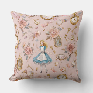 Coussin décoratif Alice au pays des merveilles