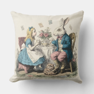 Coussin décoratif Alice au pays des merveilles