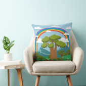 Coussin décoratif arc-en-ciel (Chaise)