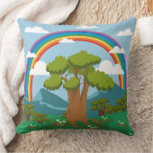 Coussin décoratif arc-en-ciel (Couverture)