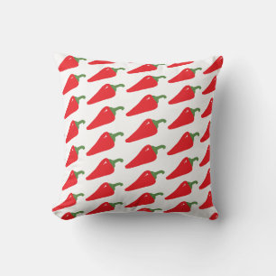 Coussin décoratif aux piments rouges pour canapé