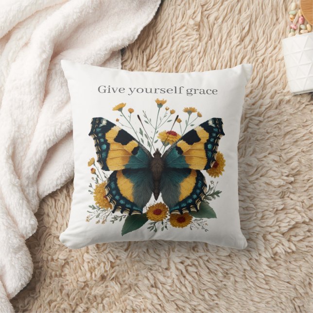 Coussin décoratif avec affirmation de grâce pour s (Couverture)