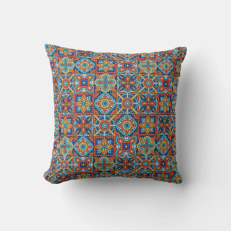 Coussin décoratif avec Motifs zellige marocain