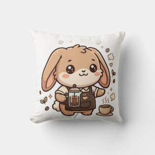 Coussin décoratif Barista Lapin Mignon