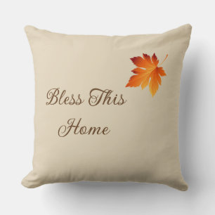 Coussin décoratif 'Bénissez cette maison'