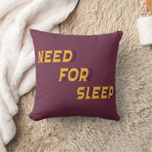Coussin décoratif Besoin de sommeil