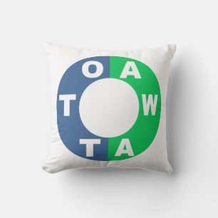 Coussin décoratif blanc DESIGN OTTAWA