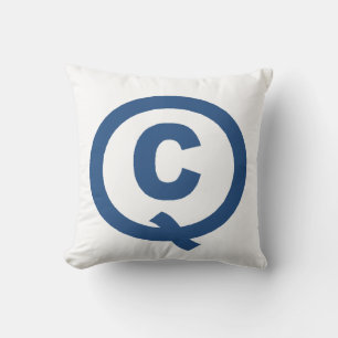 Coussin décoratif blanc DESIGN QUÉBEC