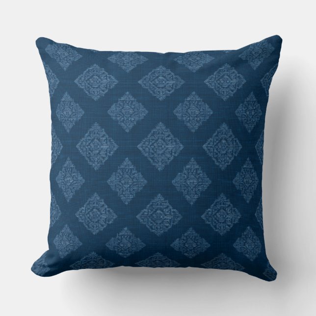  Coussin décoratif bleu (Recto)