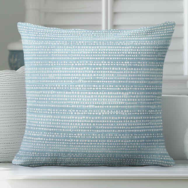 Coussin décoratif bleu Aqua (Créateur téléchargé)